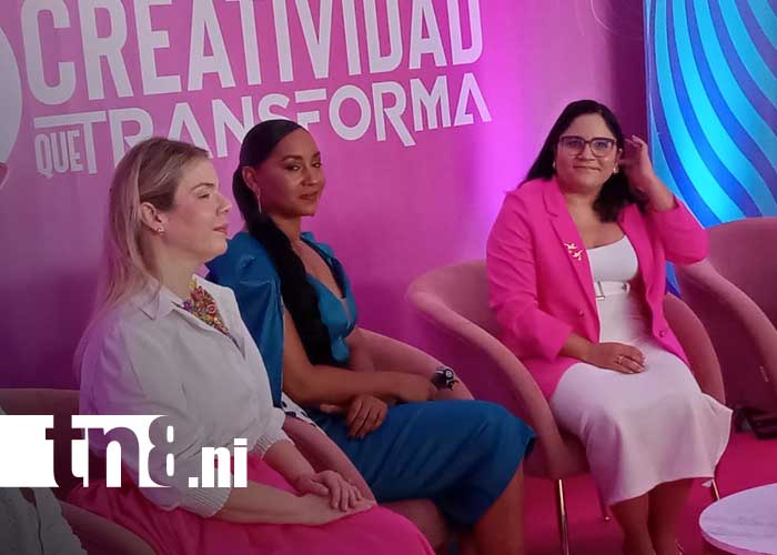Foto: Conferencia de prensa sobre Nicaragua Diseña 2025 / TN8