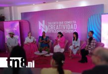 Foto: Conferencia de prensa sobre Nicaragua Diseña 2025 / TN8