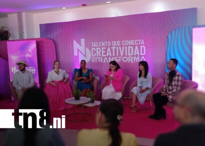 Foto: Conferencia de prensa sobre Nicaragua Diseña 2025 / TN8