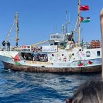 Israel intercepta flotilla humanitaria rumbo a Gaza y detiene activistas internacionales Foto: Flotilla de 47 barcos es bloqueada cerca de Gaza /Cortesía