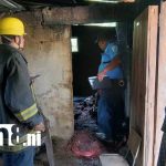 Candela olvidada provoca incendio en la comarca Santa Rosa (Nueva Segovia) Foto: Incendio en una vivienda de San Fernando, Nueva Segovia / TN8
