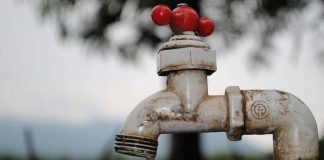 Foto: Interrupción del servicio de agua en Managua