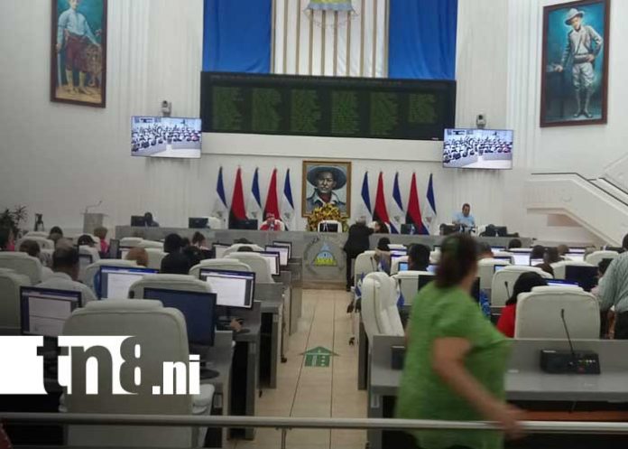 Foto: Sesión especial del Parlamento de Nicaragua / TN8 Foto: Sesión especial del Parlamento de Nicaragua / TN8