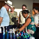 Escultores rusos admiran la arquitectura y cultura de León