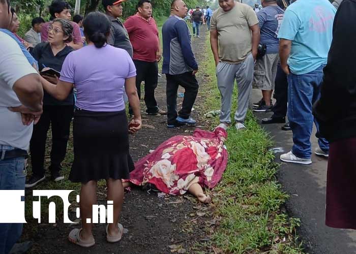 Foto: Fatal accidente de tránsito en Masaya / TN8