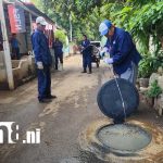 ENACAL atiende con rapidez reporte sobre manjol obstruido en un barrio de Managua Foto: Manjol reparado en barrio Pedro Betancourt, Managua / TN8