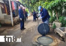 Foto: Manjol reparado en barrio Pedro Betancourt, Managua / TN8