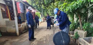 Foto: Manjol reparado en barrio Pedro Betancourt, Managua / TN8
