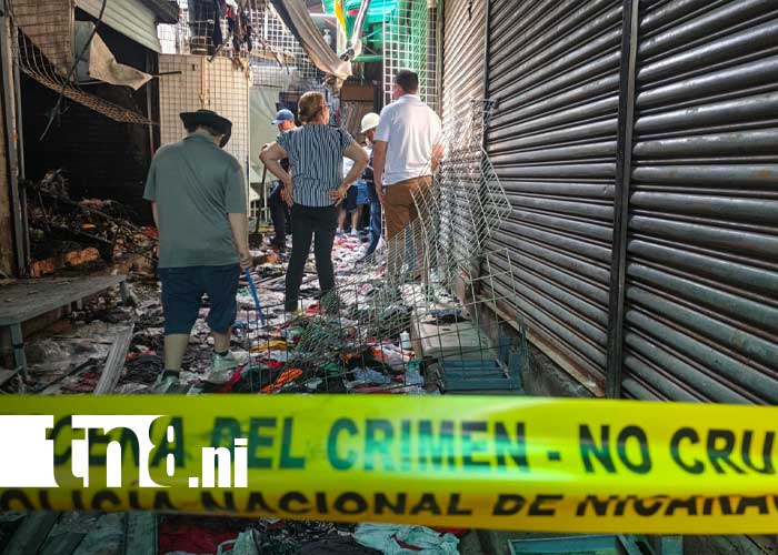 Foto: Afectaciones por incendio en el Mercado Oriental / TN8