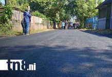 Foto: Nuevas calles en barrio Las Maravillas, Managua / TN8