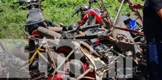 Foto: Desmantelan centro para desarme de motos en Los Brasiles, Managua / TN8