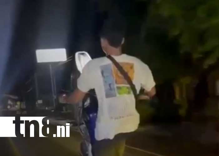 Foto: Piruetas peligrosas desde Rivas / TN8