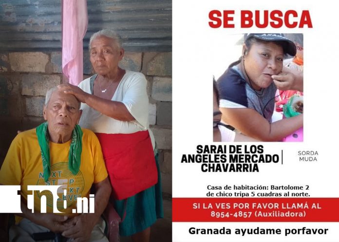 Foto: Familia de Granada pide ayuda para encontrar a Sarahí, joven con discapacidad mental /TN8 Foto: Familia de Granada pide ayuda para encontrar a Sarahí, joven con discapacidad mental /TN8