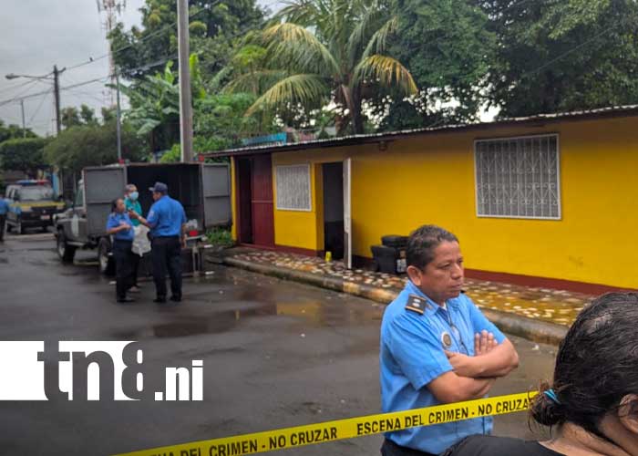 Foto: Presunto femicidio en en el barrio Jonathan González, Managua / TN8