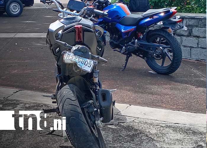 Foto: Accidente de tránsito en el sector de Plaza Las Victorias, Managua / TN8