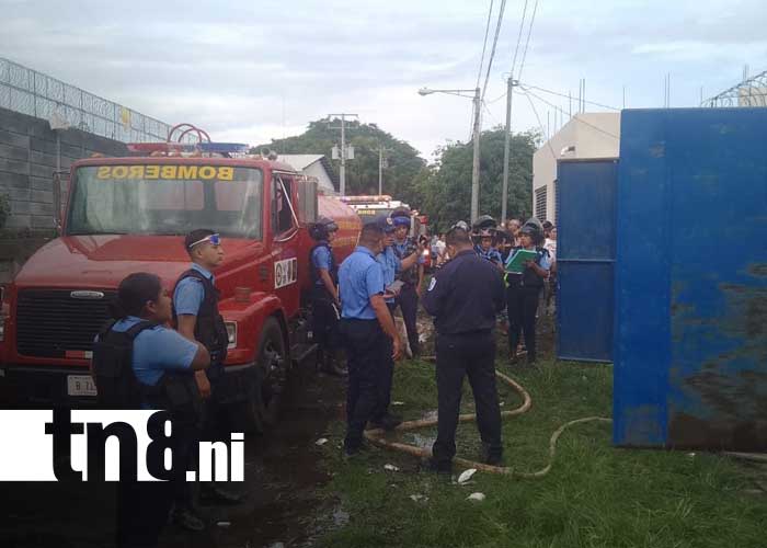 Foto: Incendio en Ciudad Belén, Managua / TN8