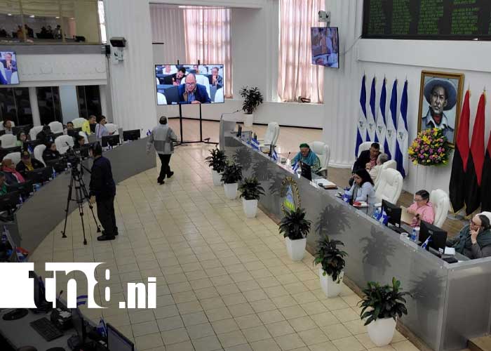 Foto: Reforma de Ley para organización jerárquica del Ministerio del Interior en Nicaragua / TN8