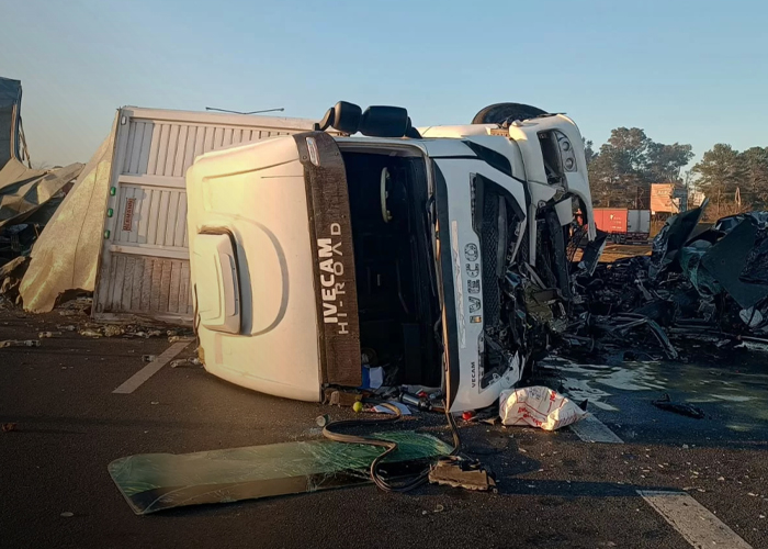Foto: Choque carretero en Argentina /Cortesía