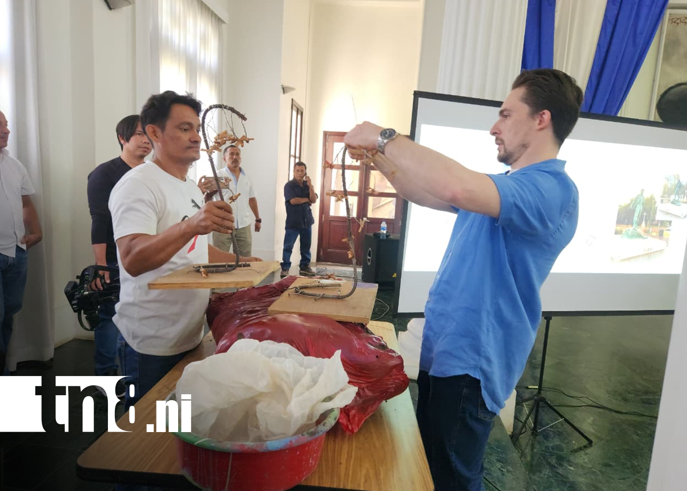 Foto: Expertos internacionales en gran taller de arte /TN8