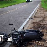 Foto: Accidente con moto en Jalapa / TN8