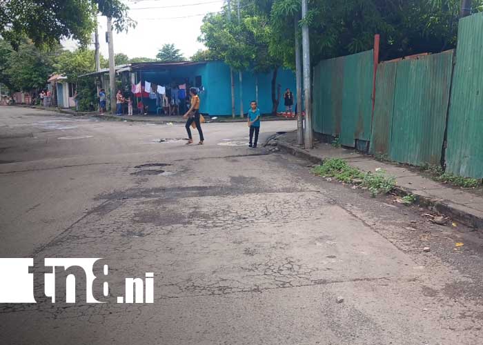 Foto: Investigan crimen en el barrio Selim Shible, Managua / TN8