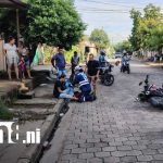 Motorizado resulta lesionado luego de intentar aventajar a una mototaxi en Ciudad Sandino Foto: Accidente en Ciudad Sandino / TN8