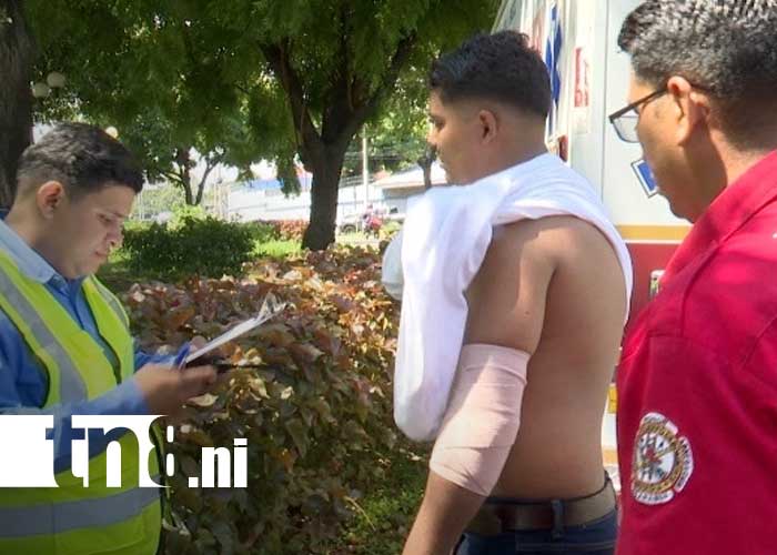 Foto: Accidente con bus de la Ruta 172 en Managua / TN8