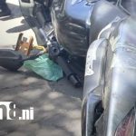 Tragedia en Waspán Sur, Managua: Motorizado y joven embarazada pierden la vida Foto: Dos muertos tras accidente de tránsito en Waspán Sur, Managua / TN8