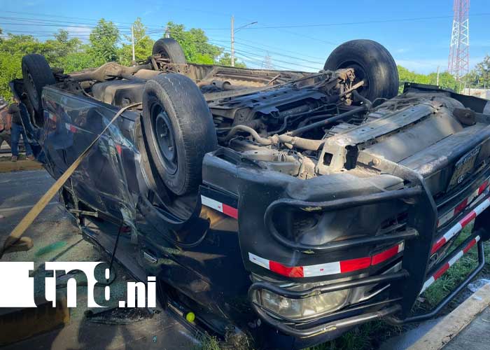 oto: Fuerte accidente en Carretera Masaya - Catarina / TN8