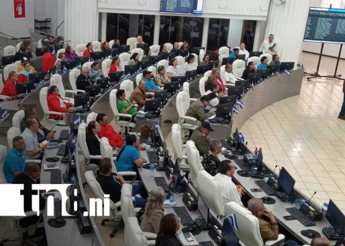 Foto: Sesión parlamentaria en Nicaragua / TN8