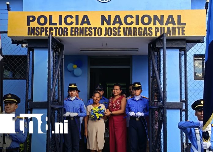 Foto: Unidad policial en Mozonte, Nueva Segovia /TN8