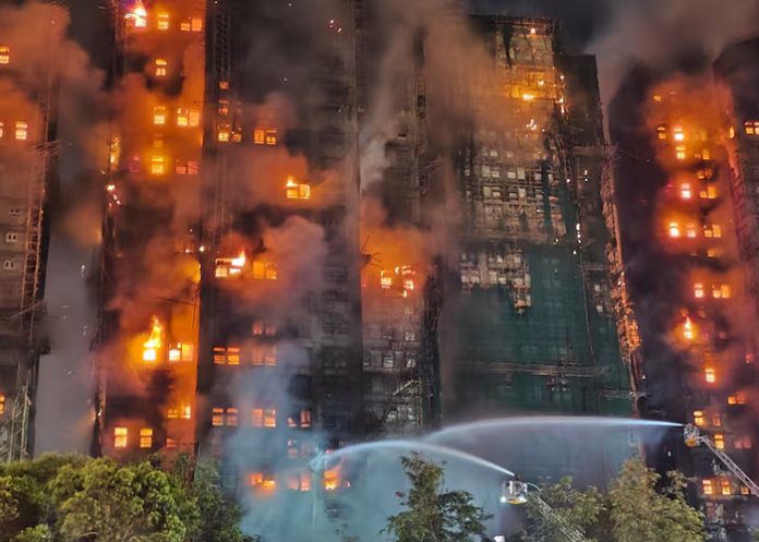Foto: Incendio más mortal de la década estremece Hong Kong/ Cortesía
