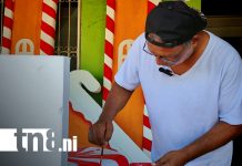 Fábrica de altares de la purísima y adornos navideños, abastecida de pedidos en Rivas Foto: Fábrica de altares de la purísima y adornos navideños, abastecida de pedidos en Rivas/TN8