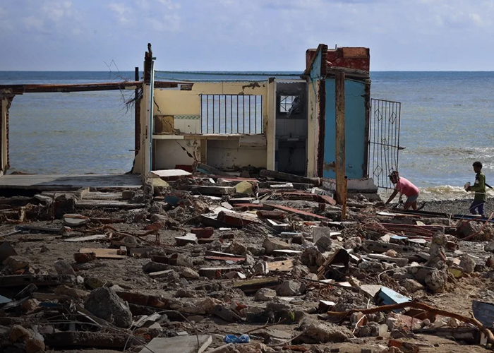Foto: huracán Melissa en el Caribe /cortesía