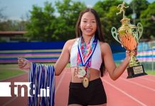 Shelly Nyana: la joven promesa del atletismo en Nicaragua Foto: Shelly Reyes rompe límites en Colombia/Cortesía
