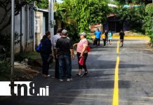 Foto: calle nueva para habitante de Villa Libertad en Managua/TN8