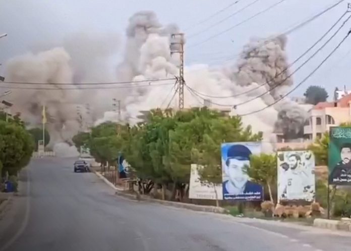 Foto: Israel bombardea el Líbano /cortesía