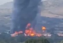 Foto: Pánico en México: tren cargado de alcohol descarrila y explota / Cortesía