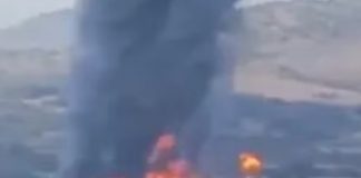 Foto: Pánico en México: tren cargado de alcohol descarrila y explota / Cortesía