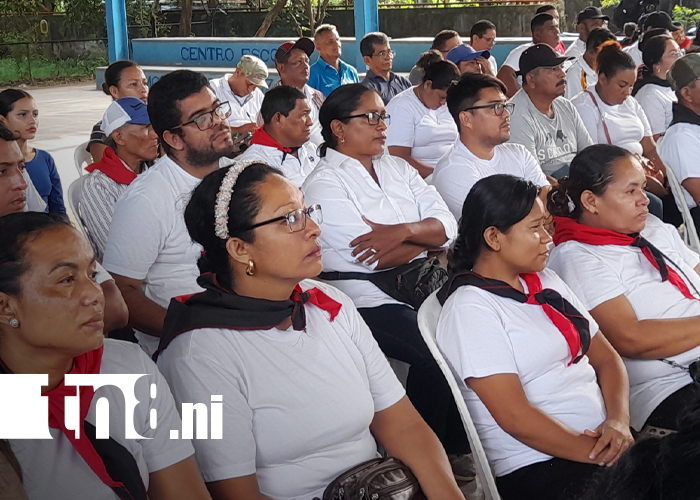 Foto: Nandaime rinde homenaje al comandante Carlos Fonseca/TN8