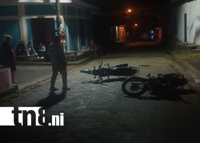 Foto: Accidente entre motociclistas en Jalapa / TN8