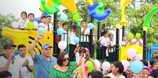 Foto: Ocotal entrega parque seguro para la niñez/TN8