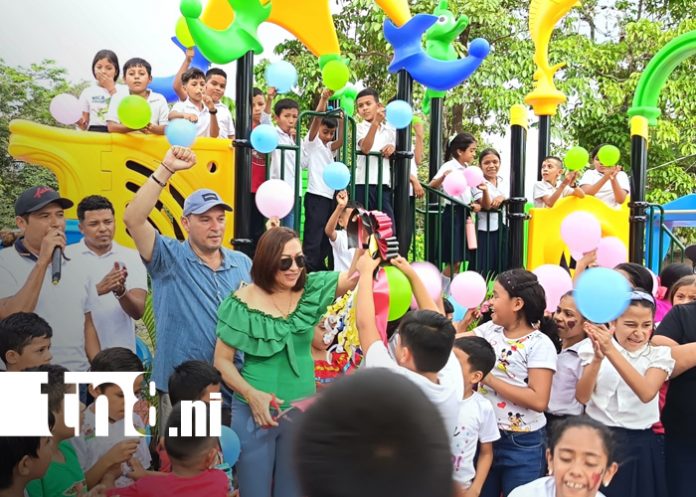 Foto: Ocotal entrega parque seguro para la niñez/TN8