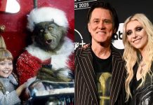Foto: Jim Carrey y Taylor Momsen posan juntos / Cortesía