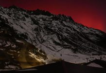 Tormenta solar permite ver auroras boreales desde España Foto: España prepara otra noche de luces boreales/Cortesía