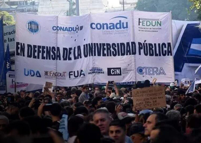 Foto: Paro en Argentina /cortesía