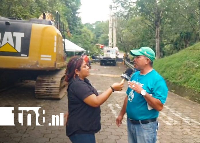 Foto: MTI trabaja en la rehabilitación del puente Potrero Alto en Camoapa/TN8