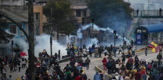 Foto: Protestas en Ecuador /cortesía