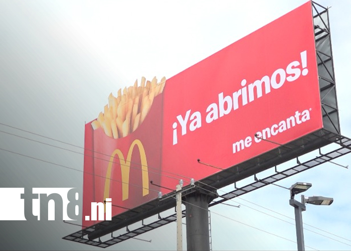 Foto: McDonald’s inaugura restaurante innovador en el 7 Sur, Managua / TN8