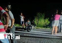 Motociclista arrollado por un caballo en la carretera El Viejo – Puerto Morazán Foto: Semoviente en la carretera El Viejo – Puerto Morazán / TN8